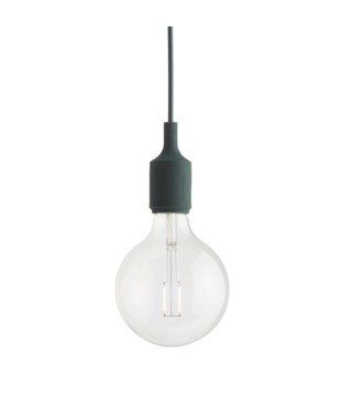 Muuto - E27 hanglamp donker groen