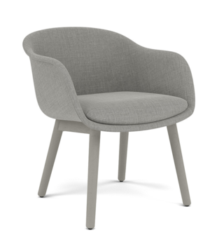 Muuto - Fiber Conference Armchair wood base - Remix 133