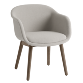 Muuto - Fiber Conference Armchair wood base - Hallingdal 113