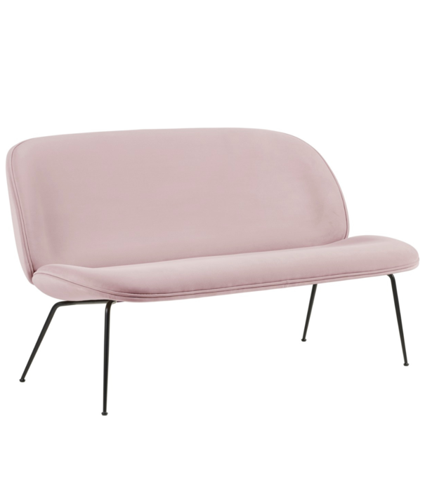 Gubi  Gubi - Beetle Sofa Sunday 16 velvet - conic voet zwart