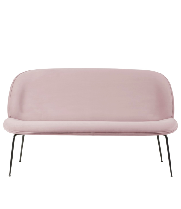 Gubi  Gubi - Beetle Sofa Sunday 16 velvet - conic voet zwart