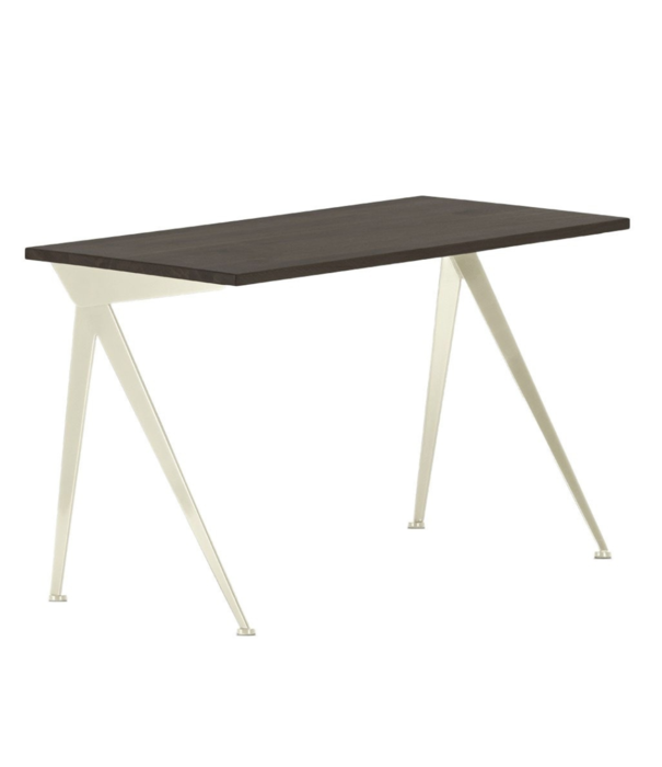 Vitra  Vitra Compas Direction Desk Prouve Blanc, oak table top