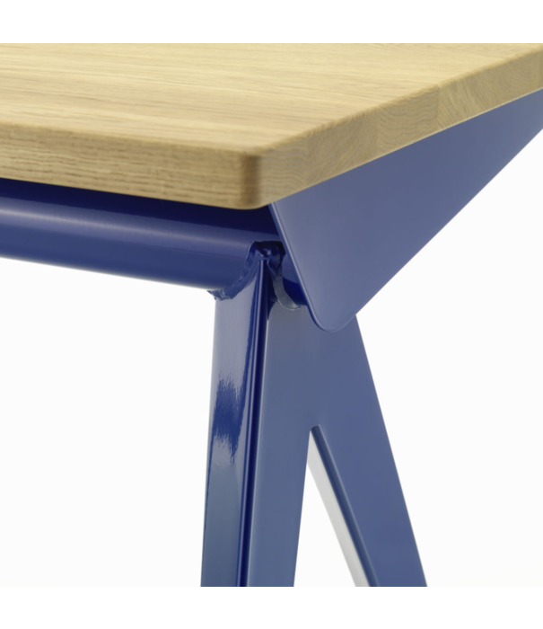 Vitra  Vitra Compas Direction Desk Bleu Marcoule, oak top