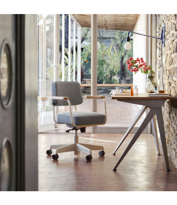 Vitra  Vitra Compas Direction Desk Blé Vert, oak top