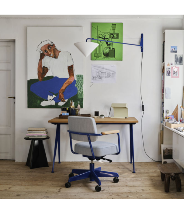 Vitra  Vitra Compas Direction Desk Blé Vert, oak top