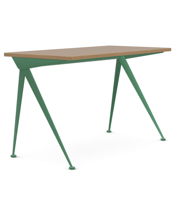 Vitra  Vitra Compas Direction Desk Blé Vert, oak top
