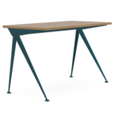 Vitra Compas Direction Desk Bleu Dynastie, oak top