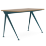 Vitra Compas Direction Bureau Bleu Dynastie, eiken top