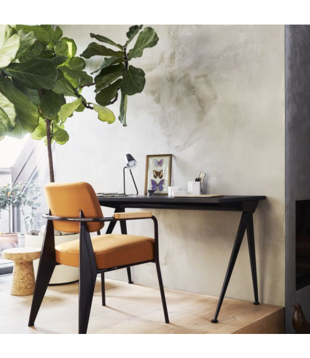 Vitra  Vitra Compas Direction Desk Bleu Dynastie, oak top