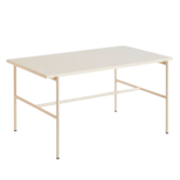 Hay - Rebar salontafel alabaster - beige marmer 80 x 49