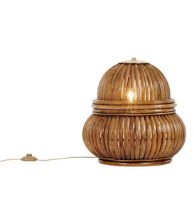 Bohemian 72 Vloerlamp rotan Ø37