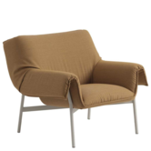 Muuto - Wrap lounge chair Fiord 451 - base grey