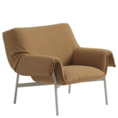 Muuto Wrap Lounge Chair Fiord 451, grey base