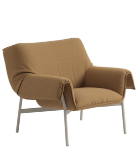 Muuto Wrap Lounge Chair Fiord 451, grey base