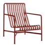 Hay - Palissade lounge chair high iron red