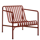 Hay - Palissade lounge chair low iron red