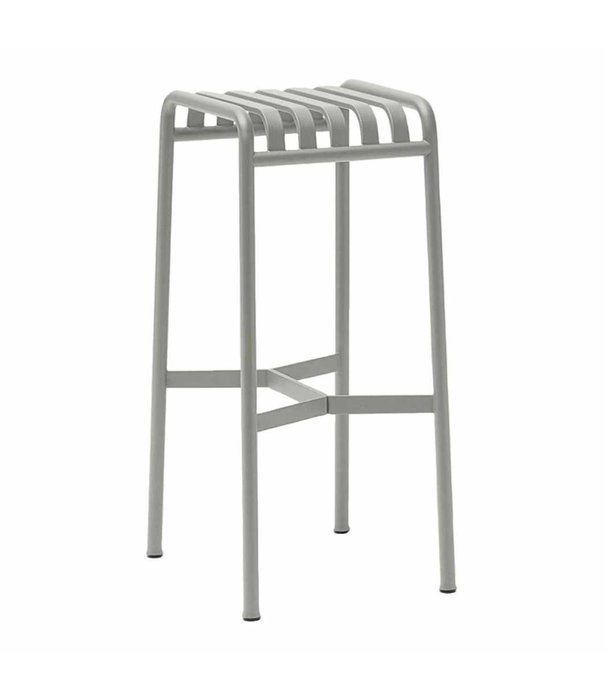 Hay  Hay - Palissade bar stool iron red H78