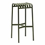 Hay - Palissade bar stool iron red H78