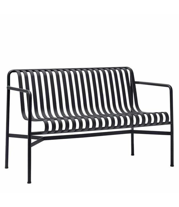 Hay  Hay Palissade Dining Bench with armrest