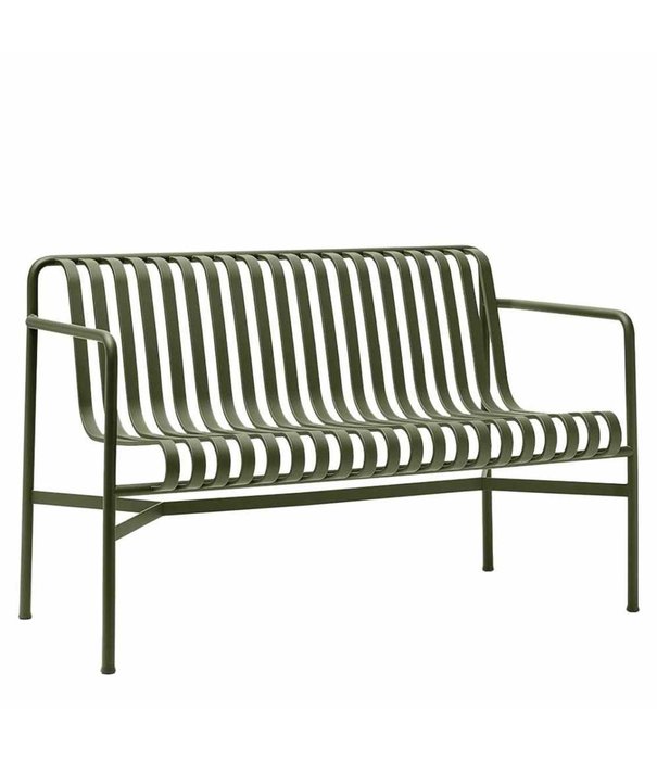 Hay  Hay Palissade Dining Bench with armrest