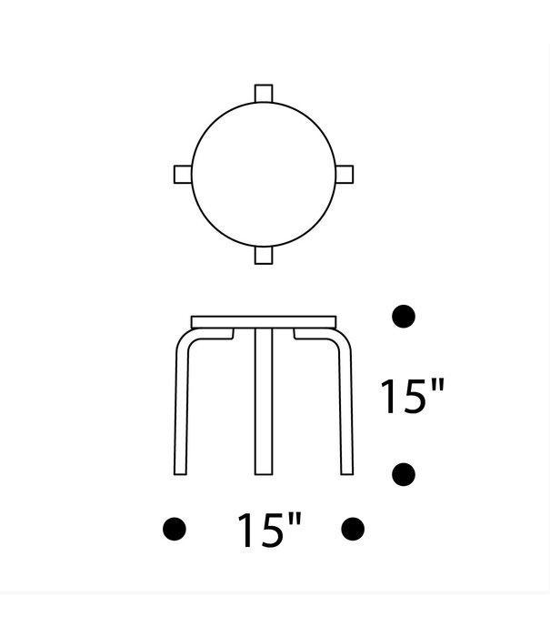 Artek  Artek - Aalto NE60 children's stool, 1935