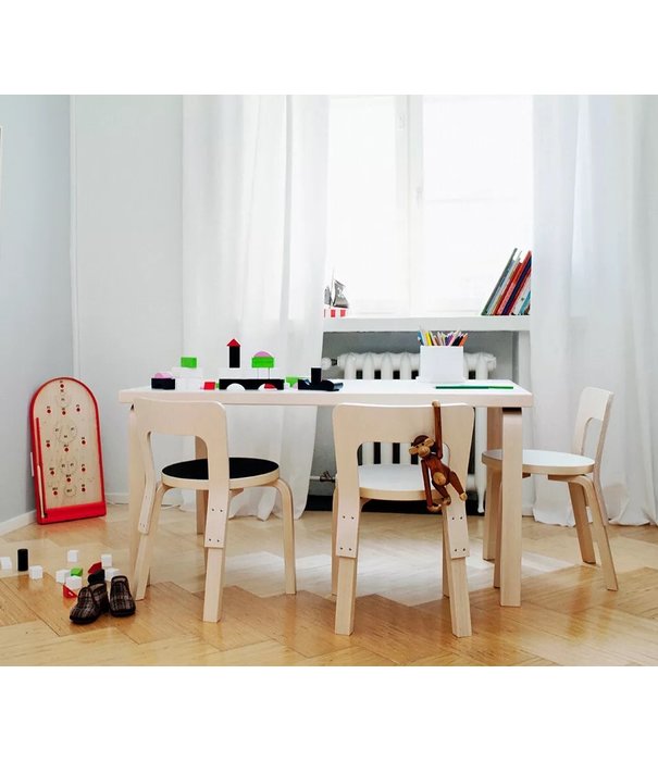 Artek  Artek - Aalto's Children's Table Rectangular 80A