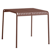 Hay - Palissade table iron red 82 x 90