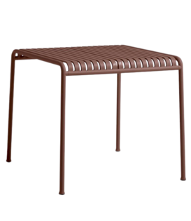 Hay - Palissade table iron red 82 x 90