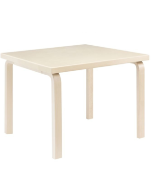 Artek Aalto's Children's Table 81C Square 75 x 75