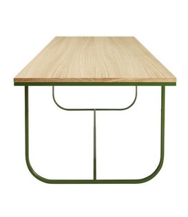 Asplund: Tati Dining Table white stained oak 200 x 85