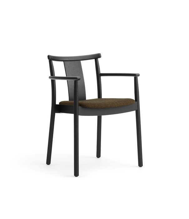 Audo Audo - Merkur dining armchair with armrests - seat upholstered