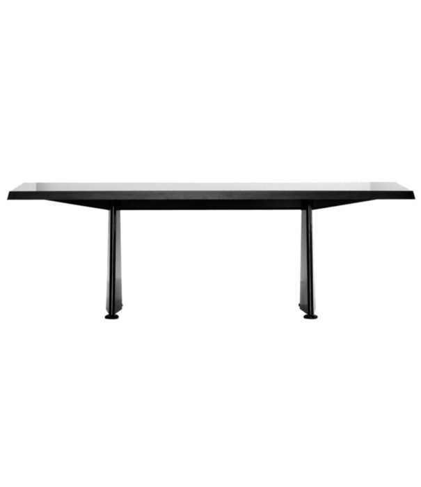 Vitra  Vitra Trapèze Dining Table black, black HPL laminate top