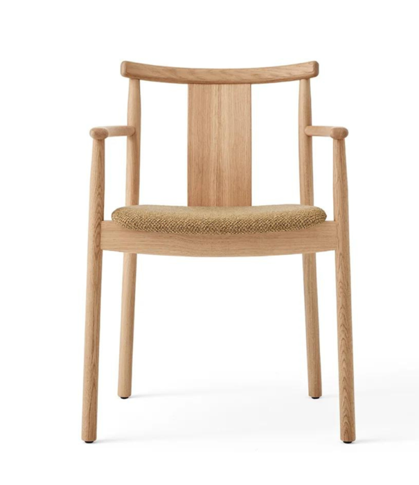 Audo Audo - Merkur dining armchair with armrests - seat upholstered