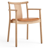 Audo Merkur Dining Armchair, seat leather