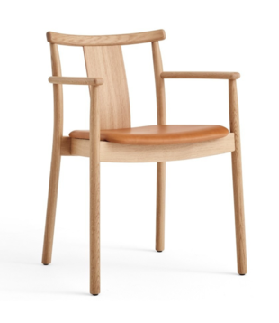 Audo - Merkur dining armchair seat leather