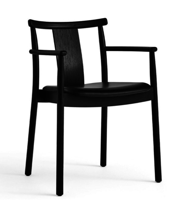 Audo Audo Merkur Dining Armchair, seat leather