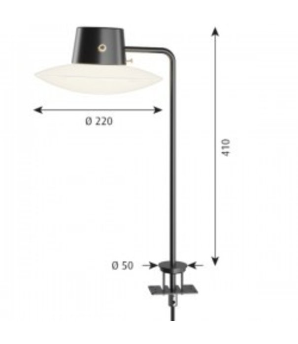 Louis Poulsen  Louis Poulsen - AJ Oxford table lamp with original screw pin Ø10