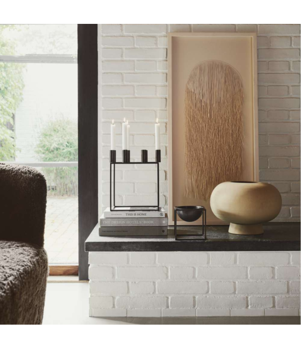 Audo By Lassen: Kubus T candleholder black