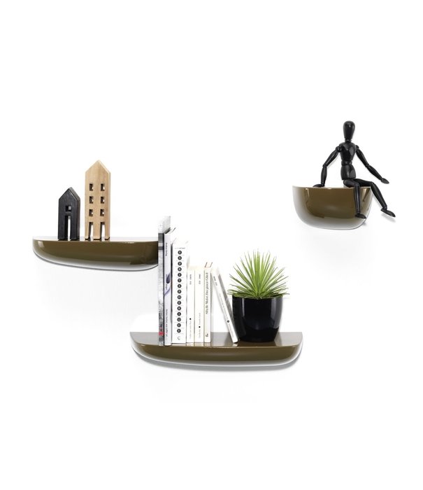 Vitra  Vitra - Corniches Shelves kaki - Set of 3