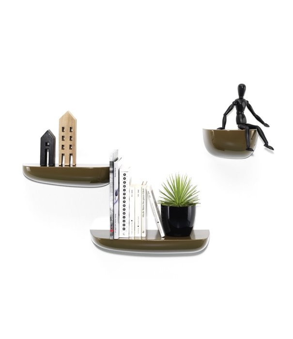 Vitra  Vitra - Corniches Shelves japans rood - Set van 3