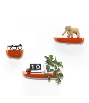 Vitra Corniches Shelves orange set of 3
