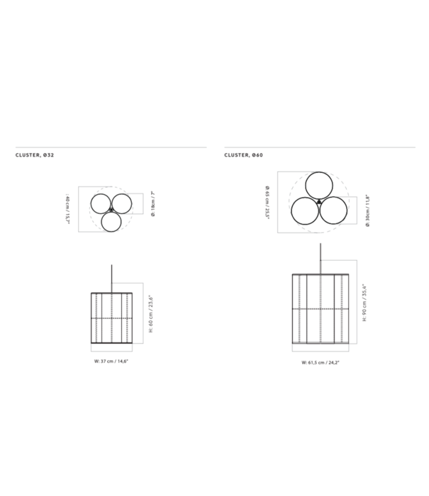 Audo Audo Copenhagen Hashira Cluster Hanglamp