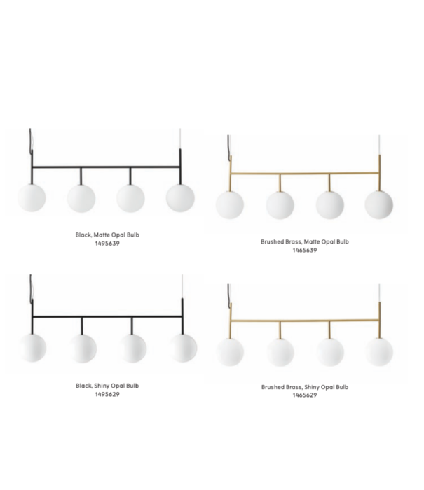 Audo Audo - TR Bulb hanglamp rail 125 cm