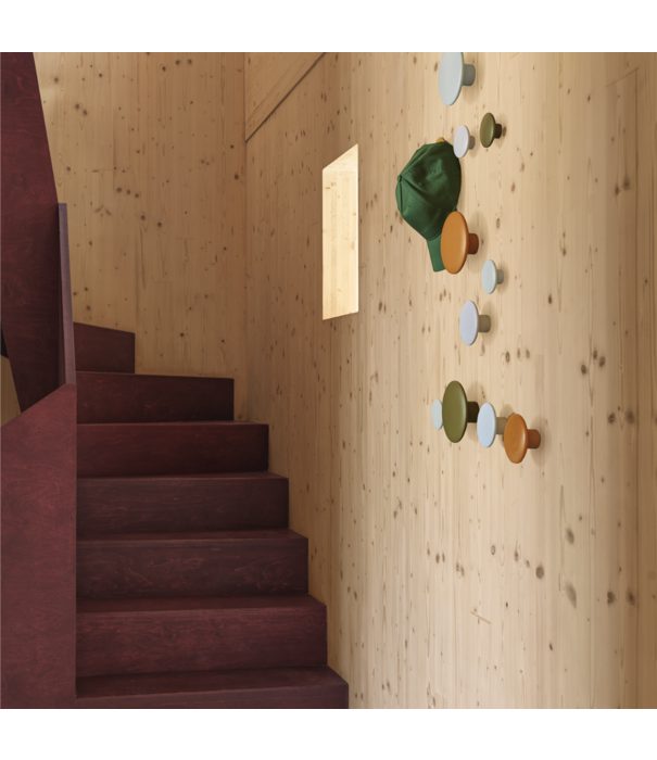 Muuto Dots Wood Wall Hooks,  set of 5