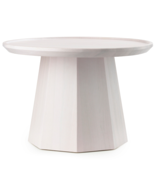 Normann Copenhagen - Pine large coffee table rose Ø65