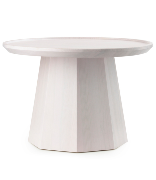 Normann Copenhagen  Normann Copenhagen - Pine large coffee table rose Ø65