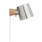 Rise wandlamp RVS