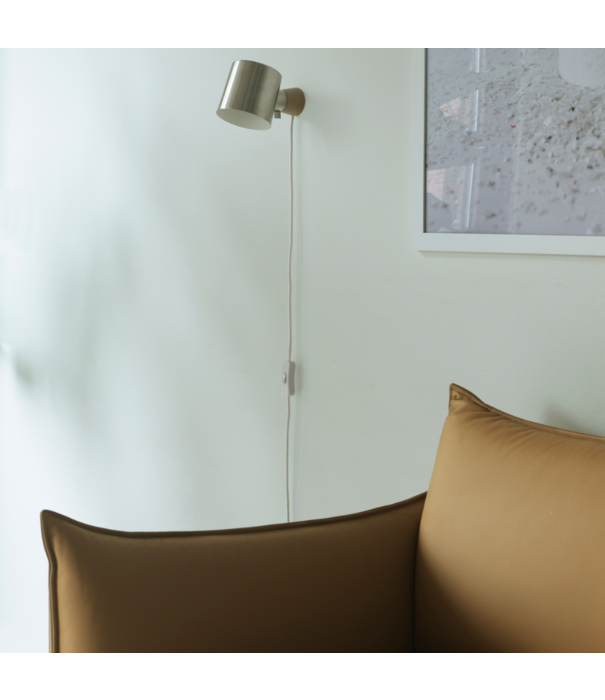 Normann Copenhagen  Normann Copenhagen Rise Wall Lamp Stainless steel
