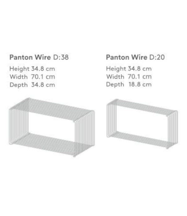 Montana Furniture Montana- Panton Wire Extended module, depth 18,8