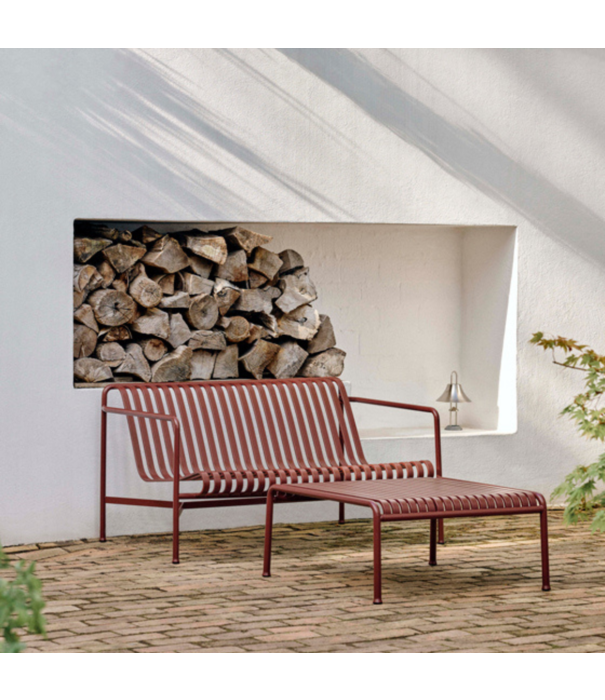 Hay  Hay - Palissade Lounge sofa iron red
